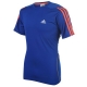 adidas Response T-Shirt Uomo Maniche Corte blue/rosso