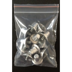 MincioSport Tacchetti Alluminio 14 mm con rondella conf. 12 pz