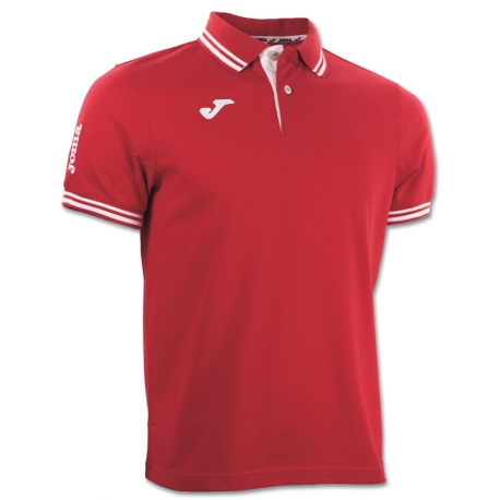 Joma Polo COMBI M/C Uomo Rosso/Bianco