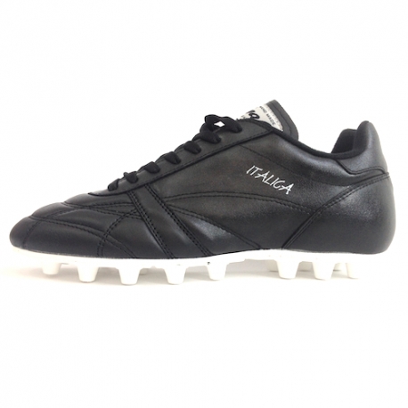 Ryal Scarpe Calcio ITALICA FG Uomo Nero - dacosport.com