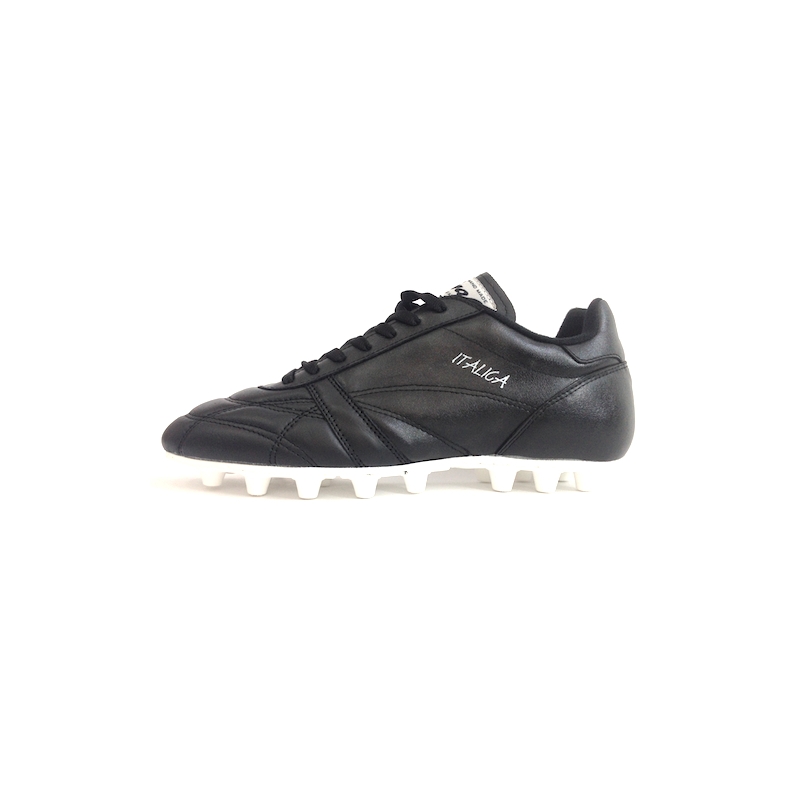 Ryal Scarpe Calcio ITALICA FG Uomo Nero - dacosport.com