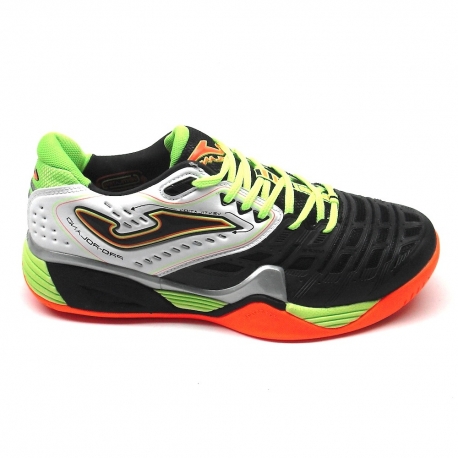 Joma Scarpe Tennis PRO ROLAND 401 Uomo Nero Bianco Arancio