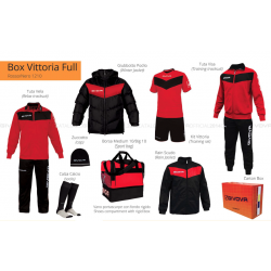 Givova BOX VITTORIA FULL Rosso/Nero