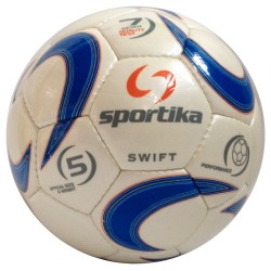 Sportika Pallone Calcio SWIFT N.5 Bianco/Azzurro