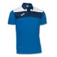 Joma 100246 Polo CREW Uomo Azzurro/Blu/Bianco