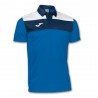 Joma 100246 Polo CREW Uomo Azzurro/Blu/Bianco