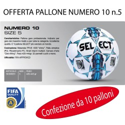 Select Pallone Calcio N.10 n.5 FIFA APPROVED (Conf. 10 palloni)