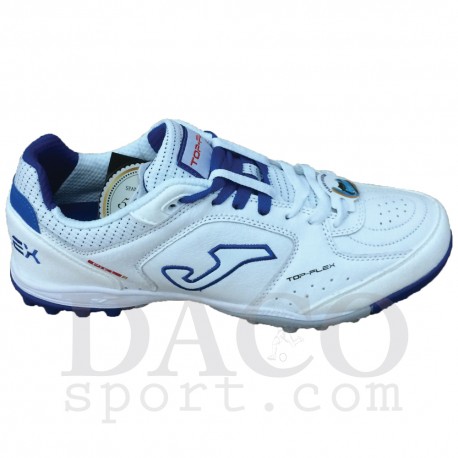 Joma Scarpe Calcetto TOP FLEX 602 Outdoor Uomo White/Royal