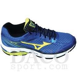 Mizuno Scarpe Running WAVE CONNECT 3 Uomo Palace/Blue/SafetyYellow/Black