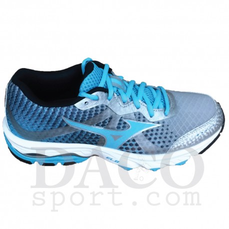 Mizuno Scarpe Running WAVE ELEVATION Donna Silver/BlueAtoll/Black