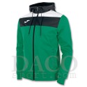 Joma Felpa Cappuccio CREW Uomo Verde/Bianco/Nero