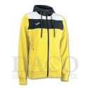 Joma Felpa Cappuccio CREW Donna Giallo/Bianco/Nero