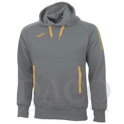 Joma Felpa con Cappuccio INVICTUS Uomo Grey/Gold