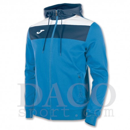 Joma Felpa Cappuccio CREW Uomo Azzurro/Bianco/Blu