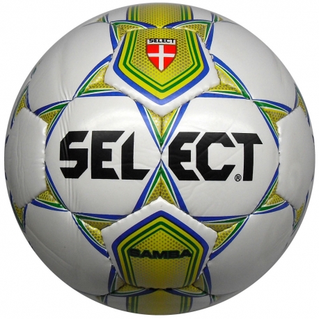 Select Pallone Calcetto SAMBA n.4 Bianco/Giallo