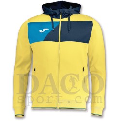 Joma Felpa Cappuccio CREW Uomo Giallo/Blu/Azzurro