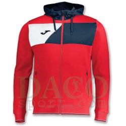 Joma Felpa Cappuccio CREW II Uomo Rosso/Blu/Bianco