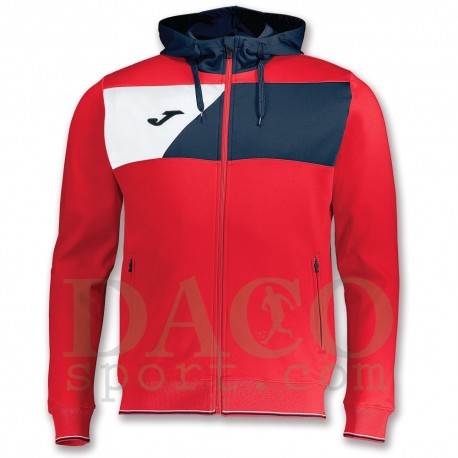 Joma Felpa Cappuccio CREW Uomo Rosso/Blu/Bianco