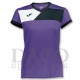 Joma Maglia CREW II MC Donna Viola/Nero/Bianco