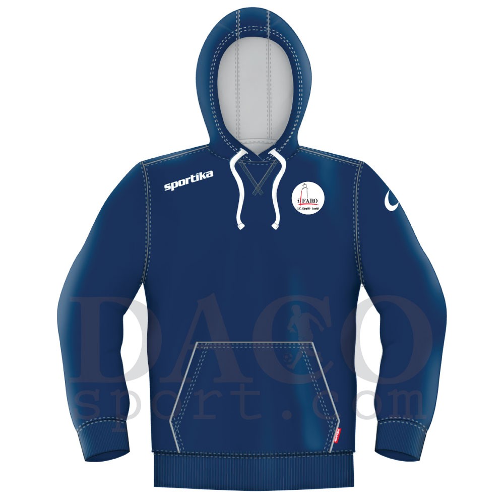 Sportika Felpa HARVARD Blu Logo