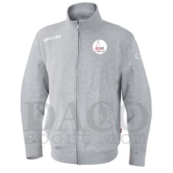 Sportika Felpa PROVIDENCE Grigio Logo "IL FARO - I.C. ZIPPILLI - LUCIDI"