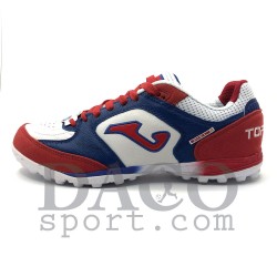 Joma Scarpe Calcetto TOP FLEX 820 Outdoor Uomo White-Red-Royal