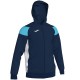 Joma Felpa Cappuccio CREW Uomo azzurro-blu-bianco