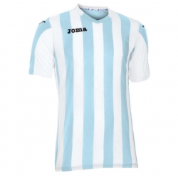 Joma 100001. Maglia Gara COPA MC Uomo Bianco/Celeste