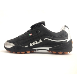 Agla Scarpe Calcetto Outdoor EVOLUTION TOP 2 black/silver - dacosport.com