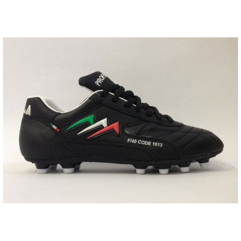 Agla Scarpe Calcio F 40 FG Uomo Nero dacosport